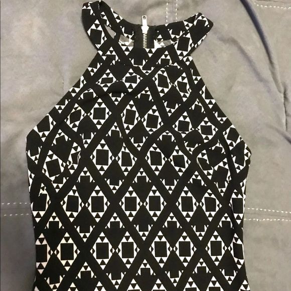 H&M COACHELLA Halter Mini Dress Tunic Top - Picture 4 of 5